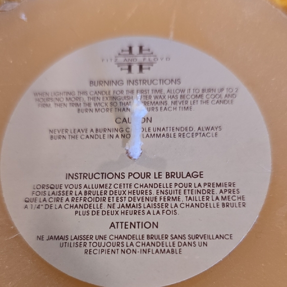 Fitz and Floyd Yellow Sunflower Candle Holder - Picture 5 of 9